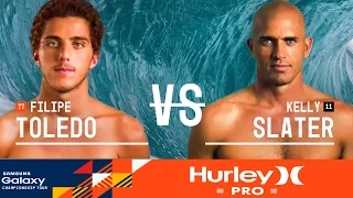 Filipe Toledo vs. Kelly Slater - Hurley Pro at Trestles 2016 Quarterfinals