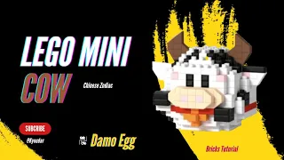 Build A Mini Lego Chinese Zodiac Cow - Damo Egg - Building Blocks