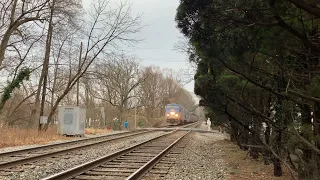 Amtrak PO29 with #300 and #301  FT @DCAreaRailfan, Old line state train’s!