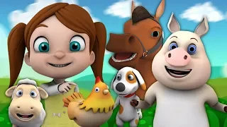 животных звук песня | учить звук | Animal Song | Super Kids Network Russia | мультики для детей