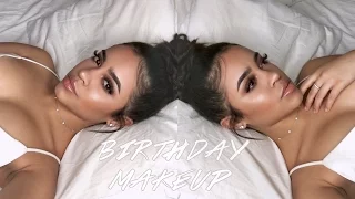 MY SULTRY AND GLAM BIRTHDAY MAKEUP TUTORIAL! | Maria Bethany