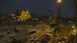 Zeitraffer Baustelle Olma Halle [18.10. - 14.12.2021]