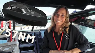 Electric FOILING boat! CANDELA C8 with Maria!