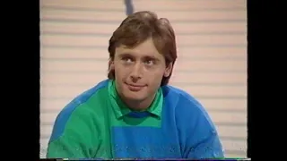 Michael Robinson of Queen's Park Rangers on " A Question of Sport" - April 1986