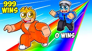 Noob VS Roblox Prison Race Clicker