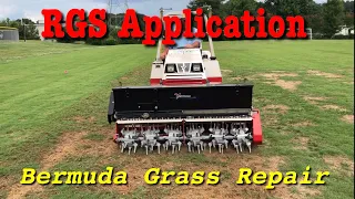 Ventrac Aera-Vator Bermuda Grass Soccer Field Repair