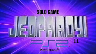 Me playing Jeopardy solo game PS2 11