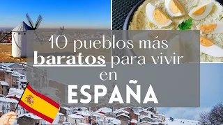 Top 10 los pueblitos más Baratos 🤑 para vivir en España¡¡