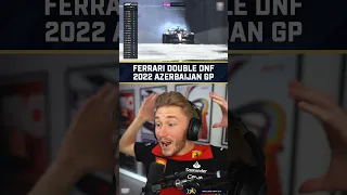 Ferrari Double DNF Live Reaction - 2022 Azerbaijan Grand Prix