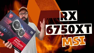 RX 6750 XT MSI MECH 2x - Unboxing