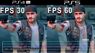 Days Gone PS5 vs PS4 Pro FPS Test / Frames Rates / Graphics Comparison / Backwards Compatibility