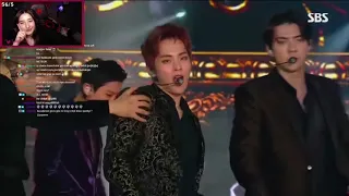 Pqueen EXO- LOVE SHOT |2018 SBS Kpop Awards Performansını İzliyor!