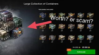 Large collection of containers,Worth or Scam