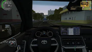 Toyota Land Cruiser 300 - Steering Wheel Gameplay | City Car Driving