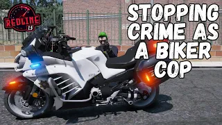 I Stop EVERY Criminal as a Biker Cop - RedlineRP