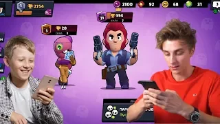 ИГРАЮ С А4 В BRAWL STARS! Рекис и А4 Играют в Бравл Старс