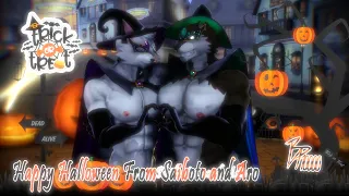 [MMD UTAU Feat. 草薙サイボト,狼音アロ] Trick And Treat {Happy Halloween}