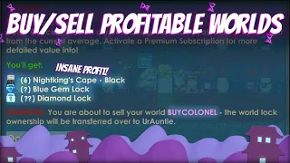 SECRET TRICK (DOUBLE BGLS!) Only Buy/Sell Profitable World - GrowTopia