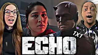ECHO | 1x1 | REACTION | CHAFA | OUR FIRST TIME WATCHING | MARVEL IS TAKING IT THERE | KING PIN😱🤯