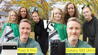 Pixel 6 Pro versus Galaxy S21 Ultra camera comparison