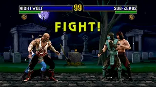 MORTAL KOMBAT TRILOGY REMASTERED [M.U.G.E.N]. Tag Battle Baraka vs sub-zero