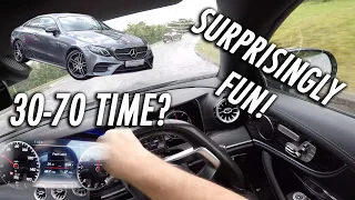 2017 Mercedes E220 COUPE DRIVING POV/REVIEW // SLOW?