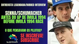 Senna e Schumacher falam antes do GP de Ímola 1994 (San Marino) - Entrevista legendada