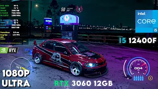 Need for Speed Heat - RTX 3060 12GB + i5 12400F - Ultra Settings 1080p Benchmark!