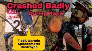 I CRASHED My ₹5 Lakh Bicycle | And Destroyed its Speedometer  During MTB Kausani RACE