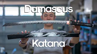 Making an $8000 Damascus Katana