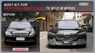 GBT For Mercedes W221 To W223 Model Upgrade Bodykit
