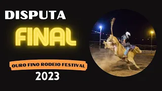 Disputa final do Ouro Fino Rodeio Festival 2023