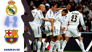 Real Madrid - Barcelone (4-2) [Résumé foot HD saison 2004/2005]