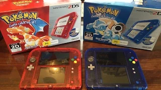 Pokemon 20th Anniversary Red and Blue 2DS Unboxing