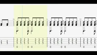 Phil Collins: In the Air Tonight with full tablature/sheet music for solo fingerstyle guitar