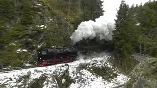 Dampflok 99 222 im Sonderzugdienst auf der Selketalbahn