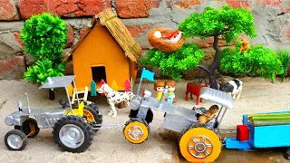 diy tractor Spading Machine | tractor ploughing ||Village house | cow shed |@topminigear