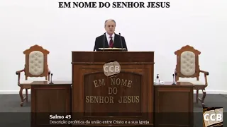 CULTO ONLINE CCB |  Beleza da Santidade: Adoração ao Rei dos Reis🙌 | Salmos 45 | ORAÇÃO