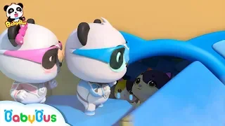 Rescue Baby Kitten From the Earthquake | Nursery Rhymes | Baby Songs | Panda Cartoon | BabyBus