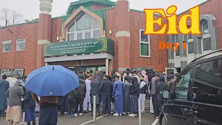 Eid Celebration in Uk, Manchester. Namaz, Fun fair & Food