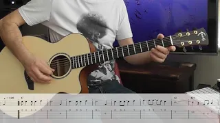 LCM Grade 1: cover of Sloop John B with tab and rhythm guitar backing