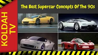 The Best Supercar Concepts Of The 90s