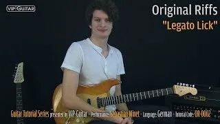 Original Riffs: "Legato Lauf" Legato Training im Stile von Joe Satriani