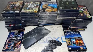 MINHA COLEÇÃO DE JOGOS ORIGINAIS DE PS2!