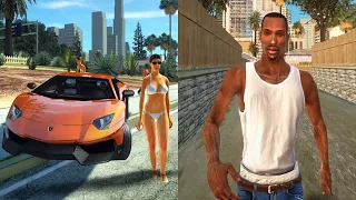 GTA San Andreas Remastered 2021 Ultra HD Graphics with Realistic Textures - PC Gaming GTX 1050 Ti