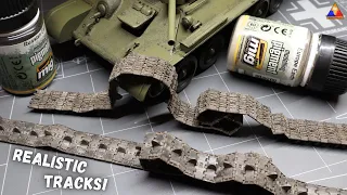 Painting & Weathering Scale Model Tank Tracks… Made Easy!