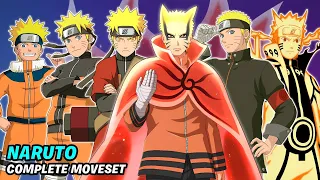 All Naruto Complete Moveset (Combo,Ultimate Jutsu,Awakening) - Naruto x Boruto Storm Connections