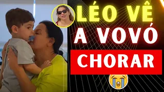 😭DONA RUTH CHORA E O LEOZINHO FAZ ALGO DE PARTIR O CORAÇÃO PELA VOVÓ😭