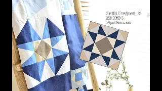 Patchwork Quilt Project - Tutorial S01E04 - Flying geese , Half Square