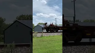 Railroad Car Shaking Like Mad!   Truck Hunting On Fast CSX Train, JawTooth #shorts